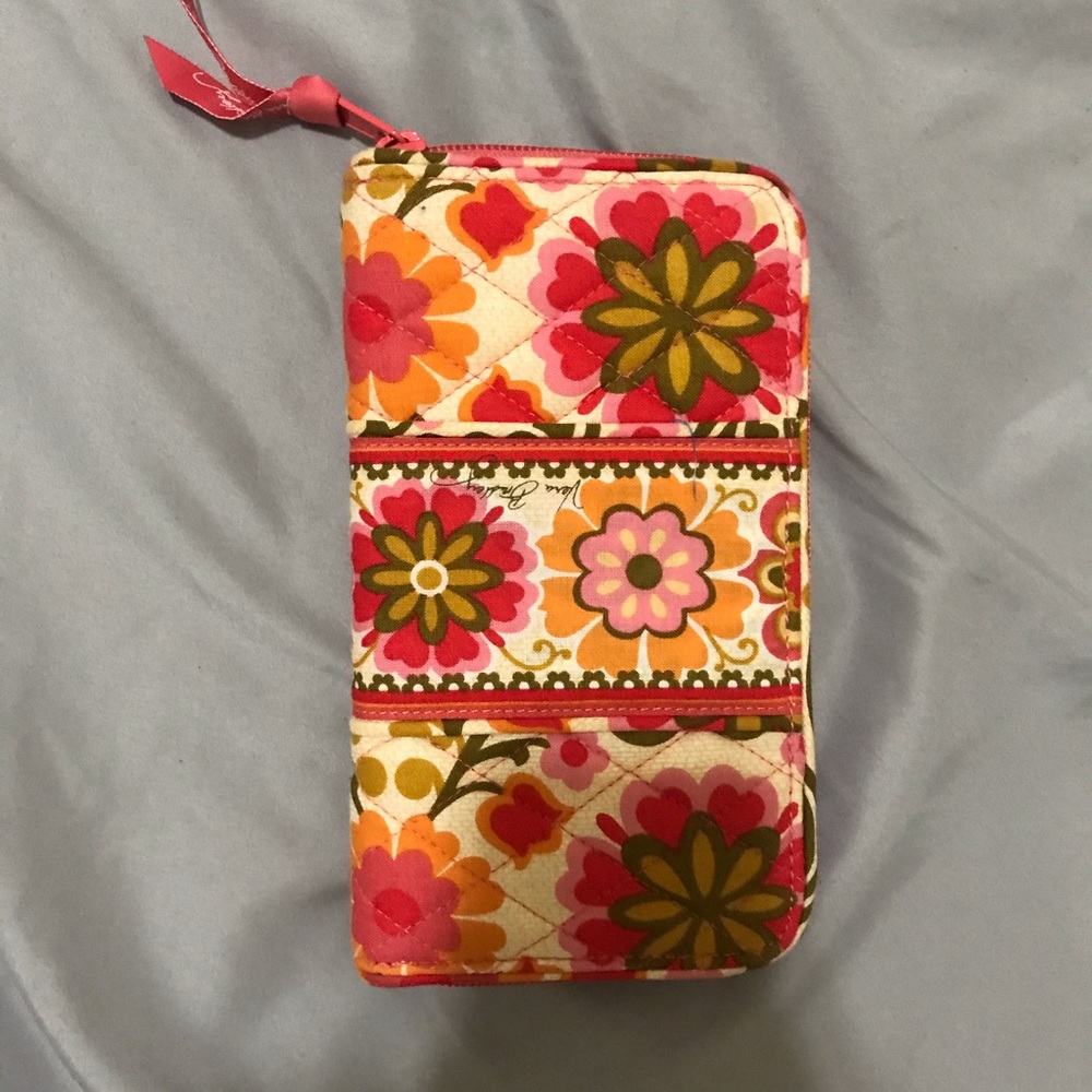 Authentic Vera Bradley Zip Around Wallet